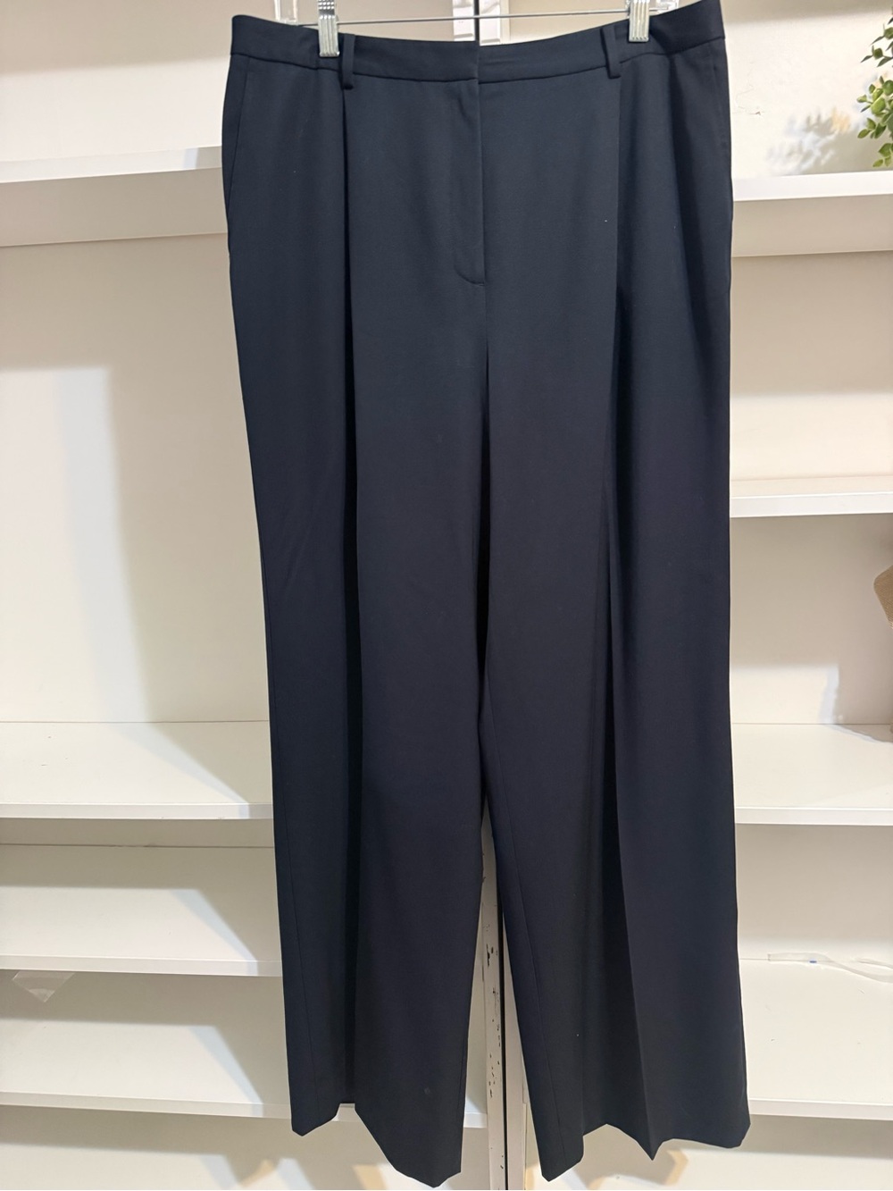 Brooks  Brothers Navy 100% Wool Trouser 16 - Picture 5 of 7